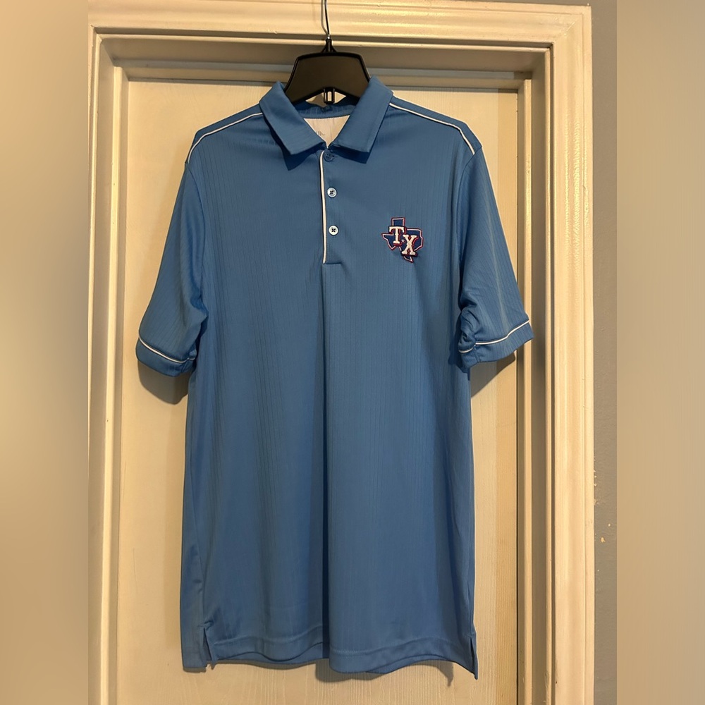 Men’s Texas Rangers polo shirt size Small.